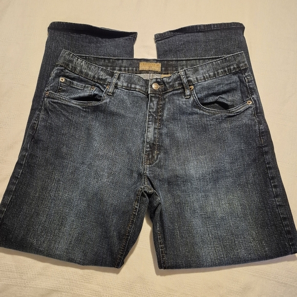 Urban Star men's size 38 x 31 blue stretch jeans, 5 pocket, VGUC - Picture 2 of 7